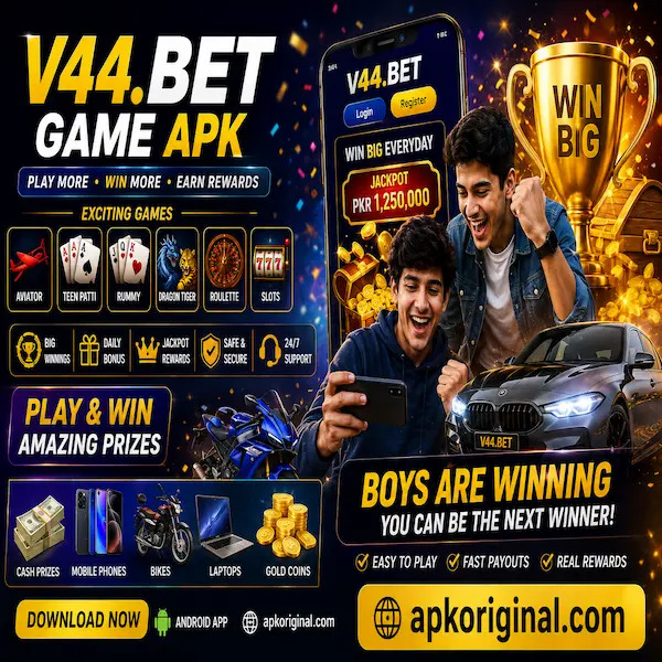 Download V44.Bet Game APK Fastest New Version In Pakistan